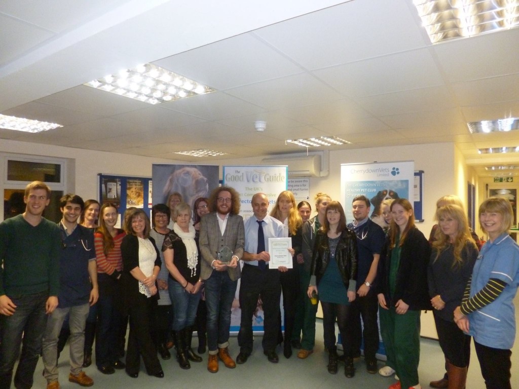 Veterinary Practice of the Year 2014 Cherrydown Vets Basildon