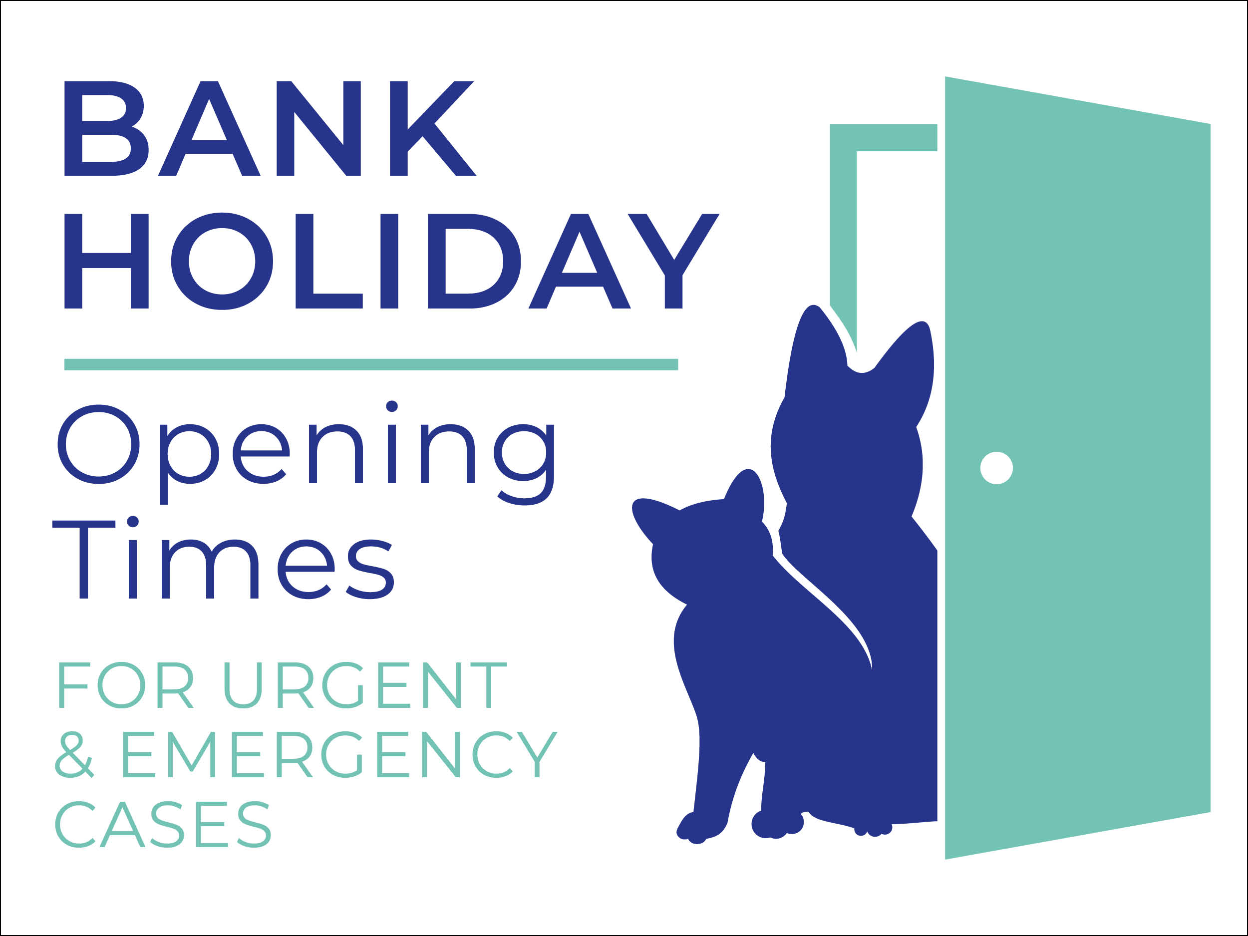 Bank holiday opening times infographic